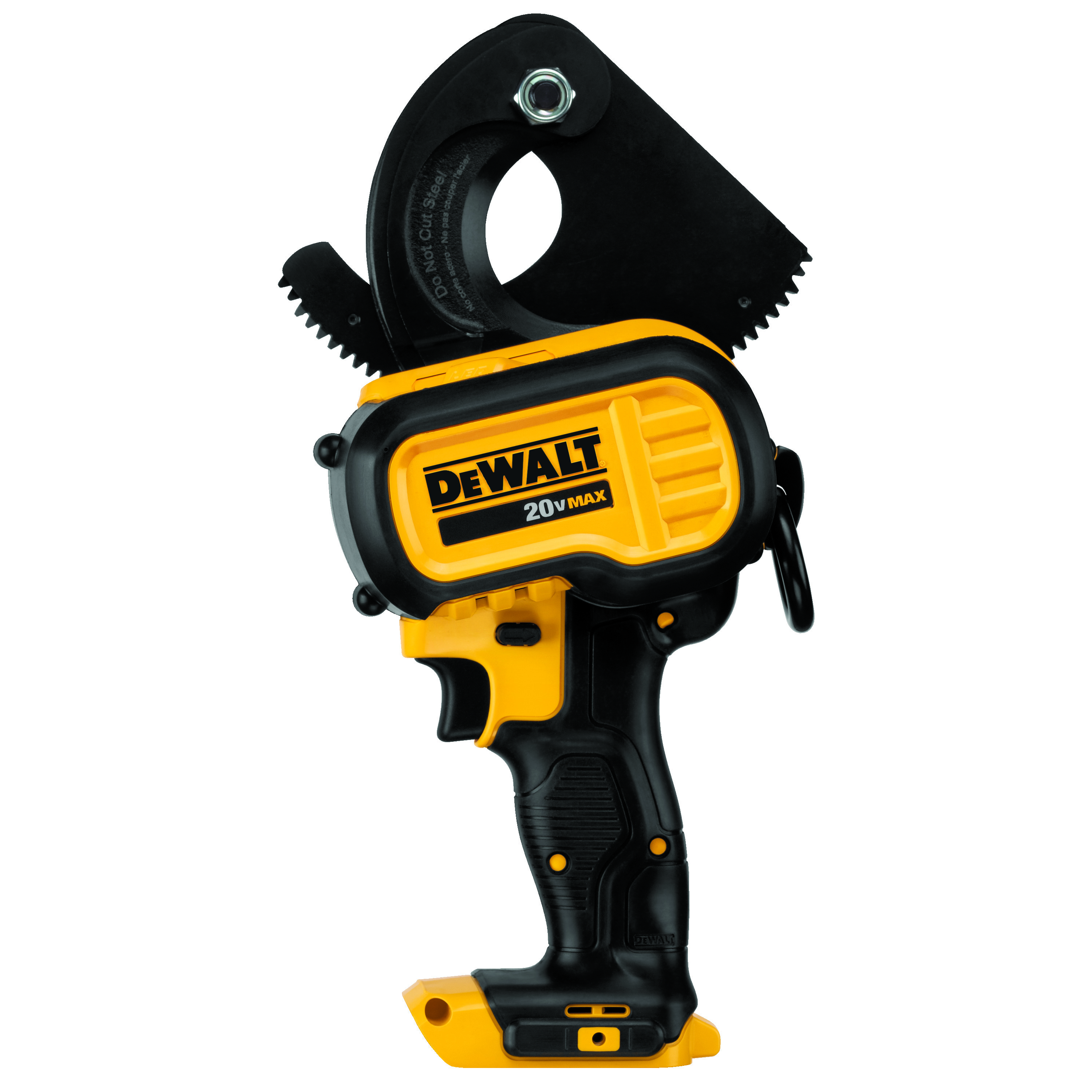 DW DCE150B DeWALT DCE150B Cordless Cable Cutting Tool 750 kcmil Copper 1000 kcmil Aluminum Cutting 20 VDC Lithium Ion Battery Directools
